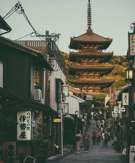 Image of a traditional street in Japan - KILROY